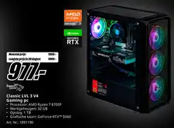 MediaMarkt Classic LVL 3 V4 Gaming pc aanbieding