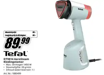 MediaMarkt Tefal DT9814 AeroSteam Kledingstomer aanbieding