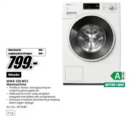MediaMarkt Miele WWA 120 WCS Wasmachine aanbieding