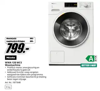 MediaMarkt Miele WWA 120 WCS Wasmachine aanbieding