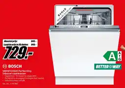 MediaMarkt HBOSCH SMV6YCX02E PerfectDry Inbouw vaatwasser aanbieding