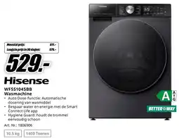 MediaMarkt Hisense WF5S1045BB Wasmachine aanbieding