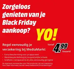 MediaMarkt Zorgeloos genieten van je Black Friday aankoop? aanbieding
