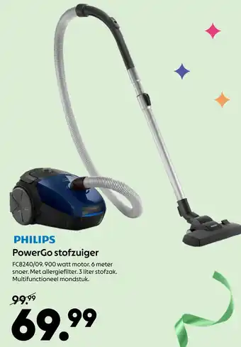 AllesZ PHILIPS PowerGo stofzuiger aanbieding