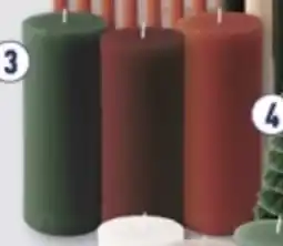 ALDI Winter of kerstkaarsen Rustiek aanbieding