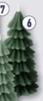 ALDI Winter of kerstkaarsen Kerstboom aanbieding