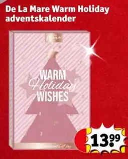 Kruidvat De La Mare Warm Holiday adventskalender aanbieding