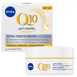 Trekpleister NIVEA Q10 Power SPF30 Anti-Rimpel Dagcrème aanbieding