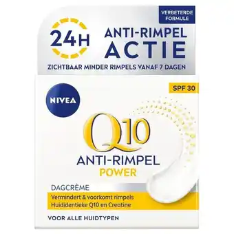 Trekpleister NIVEA Q10 Power SPF30 Anti-Rimpel Dagcrème aanbieding