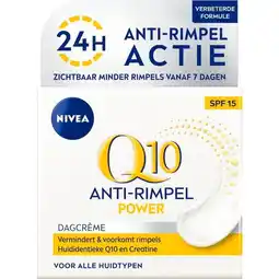 Trekpleister NIVEA Q10 Power Anti-Rimpel Dagcrème aanbieding