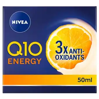 Trekpleister NIVEA Q10 Energy Recharge Anti-rimpel Nachtcrème aanbieding