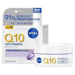 Trekpleister NIVEA Q10 Power Sensitive Anti-Rimpel Dagcrème aanbieding