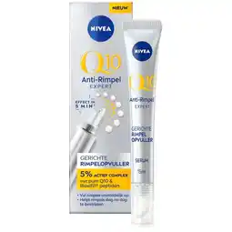 Trekpleister NIVEA Q10 Expert Gerichte Rimpelopvuller Serum aanbieding