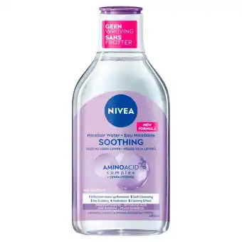 Trekpleister NIVEA Soothing Micellair Water aanbieding