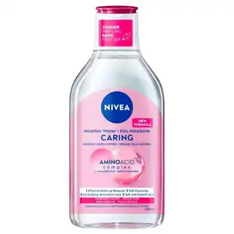 Trekpleister NIVEA Caring Micellair Water aanbieding