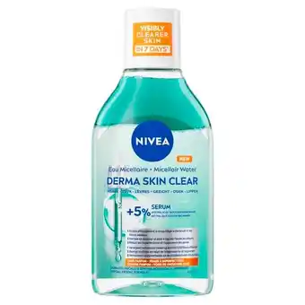 Trekpleister NIVEA Derma Skin Clear Micellair Water aanbieding