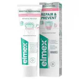 Trekpleister Elmex Sensitive Professional Repair & Prevent Tandpasta aanbieding