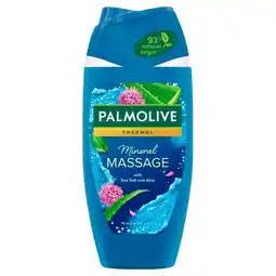 Trekpleister Palmolive Thermal Mineral Massage Shower Scrub Douchegel aanbieding