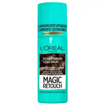 Trekpleister L'Oréal Paris Magic Retouch Donkerbruin Camouflerende Uitgroeispray aanbieding