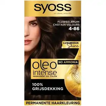 Trekpleister Syoss Oleo Intense 4-86 Fluweelbruin Haarkleuring aanbieding