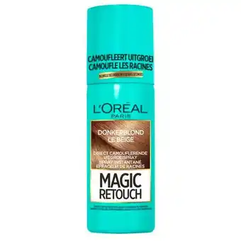 Trekpleister L'Oréal Paris Magic Retouch Donkerblond Camouflerende Uitgroeispray aanbieding
