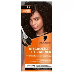 Trekpleister Schwarzkopf Vital R4 Donkerbruin Haarverf Uitgroeiset aanbieding