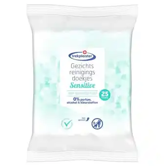 Trekpleister Trekpleister 0% Sensitive Gezichtsreinigingsdoekjes aanbieding