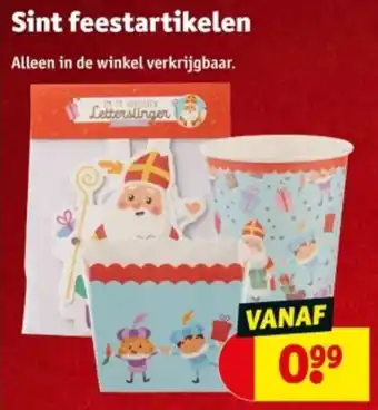 Kruidvat Sint feestartikelen aanbieding