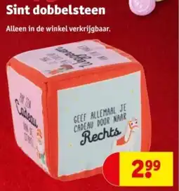 Kruidvat Sint dobbelsteen aanbieding