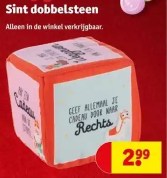 Kruidvat Sint dobbelsteen aanbieding