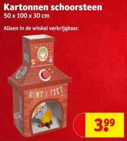 Kruidvat Kartonnen schoorsteen aanbieding