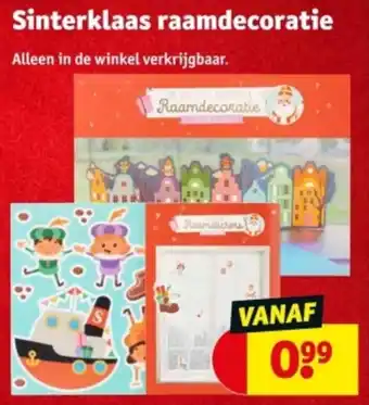 Kruidvat Sinterklaas raamdecoratie aanbieding