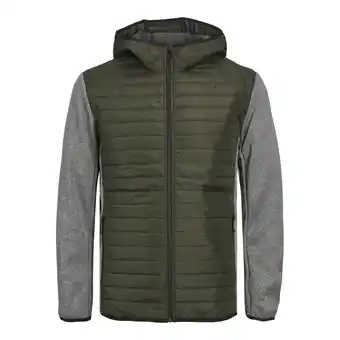 ANWB Jack & Jones Heren Multi Quilted Jacket Groen aanbieding