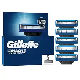 Kruidvat Gillette Mach3 Turbo Scheermesjes aanbieding
