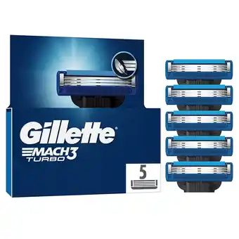 Kruidvat Gillette Mach3 Turbo Scheermesjes aanbieding