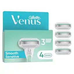 Kruidvat Gillette Venus Smooth Sensitive Scheermesjes aanbieding