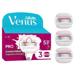 Kruidvat Gillette Venus Pro ComfortGlide Sugarberry Navulmesjes aanbieding