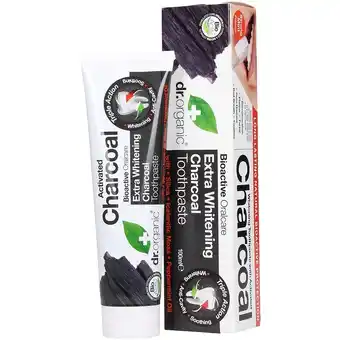Douglas Dr. Organic Activated Charcoal Extra Whitening Houtskool Tandpasta aanbieding