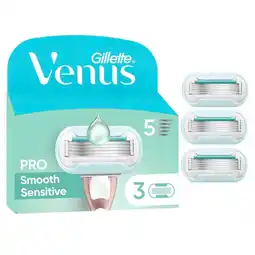 Kruidvat Gillette Venus Pro Smooth Sensitive Navulmesjes aanbieding