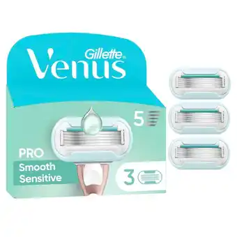 Kruidvat Gillette Venus Pro Smooth Sensitive Navulmesjes aanbieding