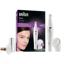 Kruidvat Braun Face SE810 Gezichtsborstel en Epilator aanbieding