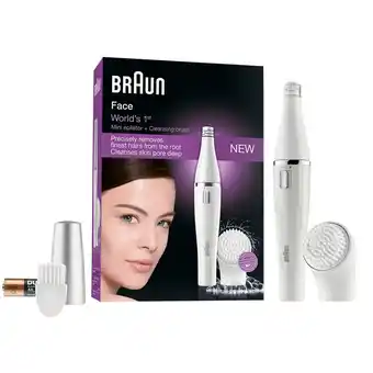 Kruidvat Braun Face SE810 Gezichtsborstel en Epilator aanbieding