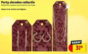 Kruidvat Party sieraden collectie aanbieding