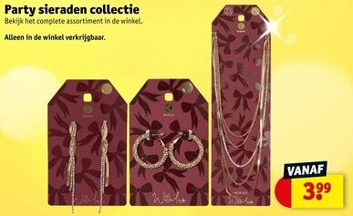 Kruidvat Party sieraden collectie aanbieding