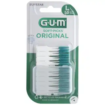 Kruidvat GUM Soft-Picks Original Interdentale Tandenstokers aanbieding