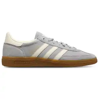 Foot Locker Adidas Handball Spezial Sneakers Heren - Grijs - Maat 42 2/3 - Leer aanbieding