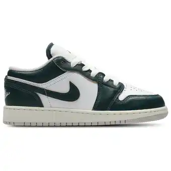 Foot Locker Jordan Aj1 Low Kindersneakers - Groen - Maat 38 - Leer aanbieding