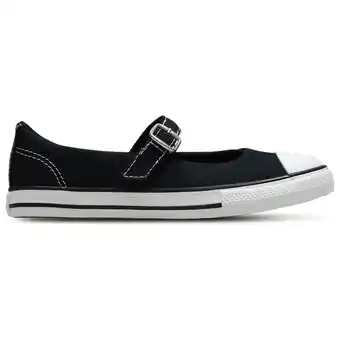 Foot Locker Converse Ctas Dainty Mary Jane Low Peuterschoenen - Zwart - Maat 33.5 - Canvas aanbieding