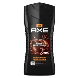 Kruidvat Axe Dark Temptation 3-In-1 Douchegel aanbieding