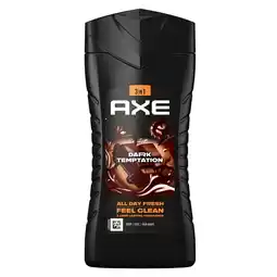 Kruidvat Axe Dark Temptation 3-In-1 Douchegel aanbieding